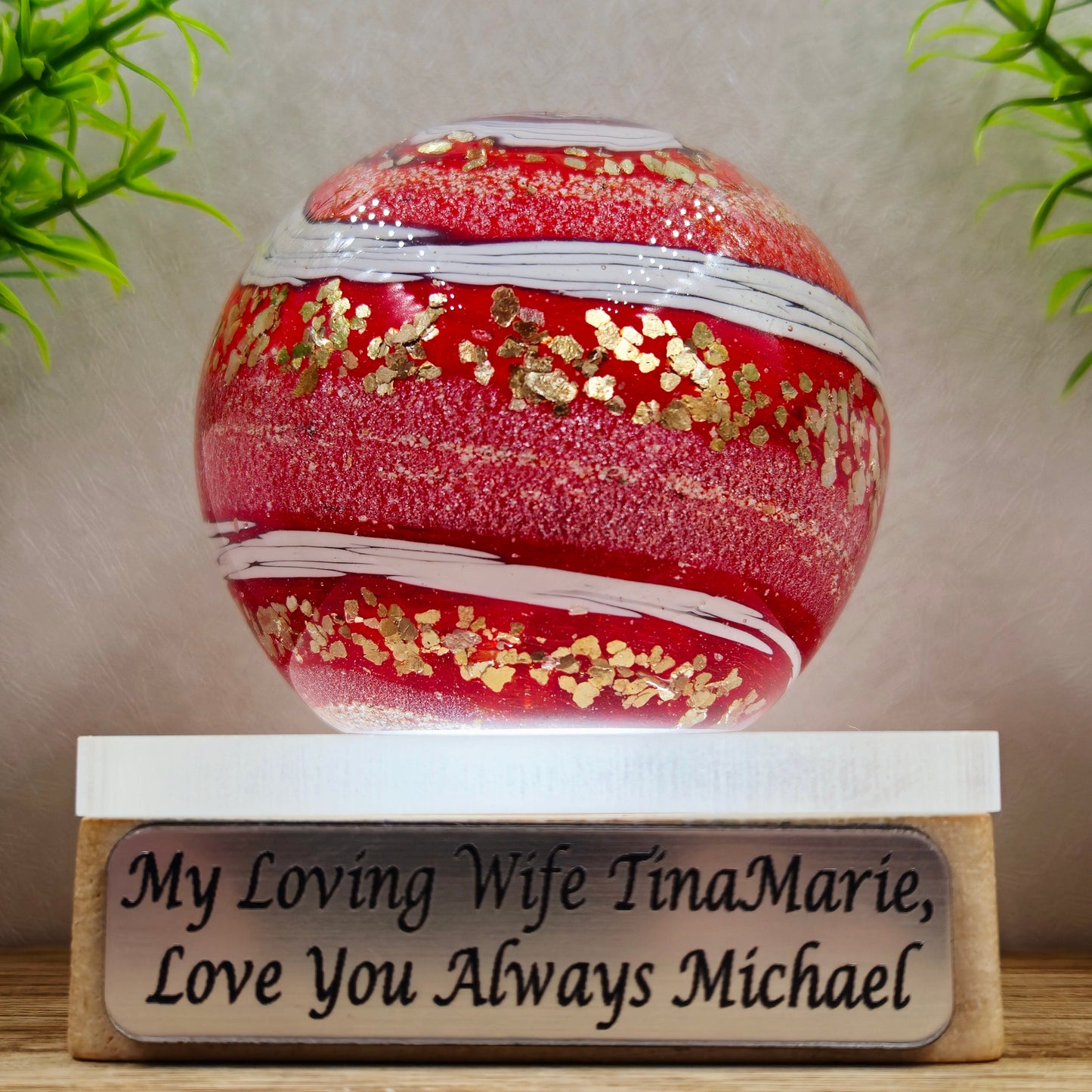 Memorial Ashes In Glass Orb