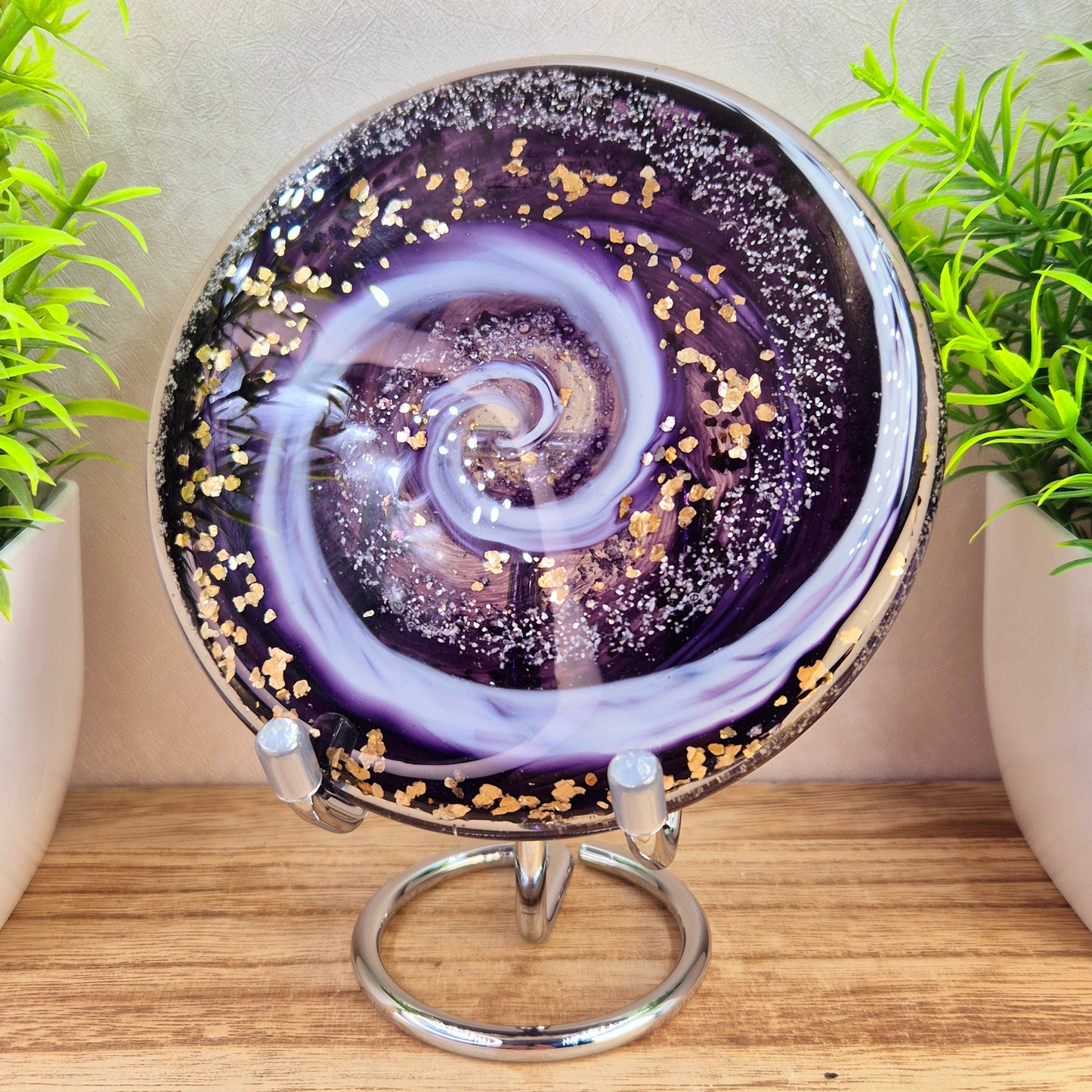Memorial Ashes In Glass Suncatcher