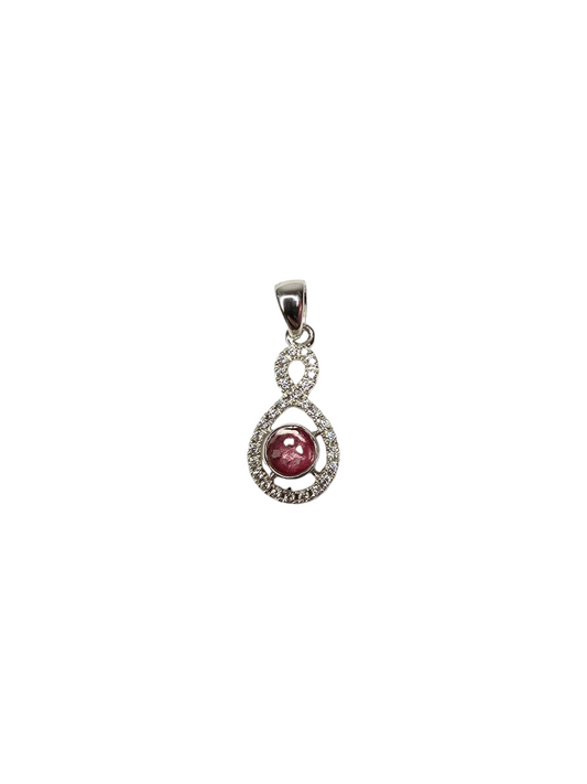 Cz Infinity Pendant Angel's Memorial Jewellery Ashes