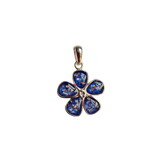 Large Forget Me Not Pendant Angel's Memorial Jewellery