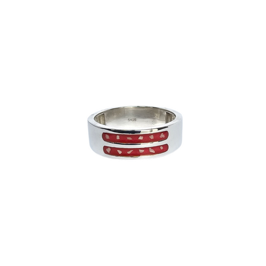 Gent's Unisex 7mm Double Channel Half Band Ring Angel's Memorial Jewellery