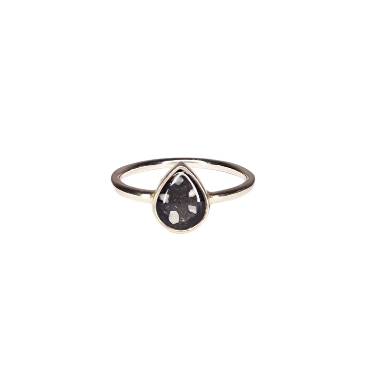 Plain Teardrop Ring Angel's Memorial Jewellery