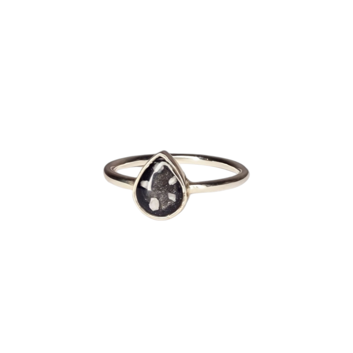 Plain Teardrop Ring Angel's Memorial Jewellery