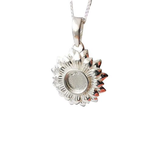 Small Sunflower Pendant Angel's Memorial Jewellery