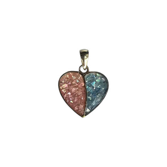 Split Heart Pendant Angel's Memorial Jewellery